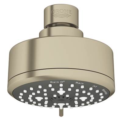 Grohe 100 Shower Head, 4 - 4 Sprays, 1.75 gpm 26043