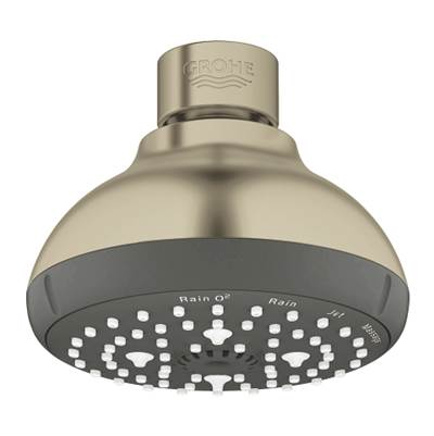 Grohe 100 Shower Head, 4 - 4 Sprays, 1.75 gpm 26044