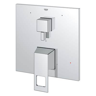 Grohe EUROCUBE PRESSURE BALANCE VALVE TRIM WITH 3-WAY DIVERTER WITH CARTRIDGE 29426