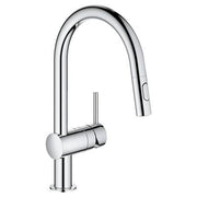 Grohe Minta Single-Handle Pull-Down Kitchen Faucet Dual Spray 1.75 GPM 31378