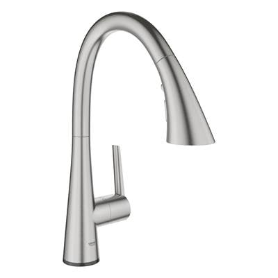 Grohe Single-Handle Pull Down Kitchen Faucet Triple Spray 1.75 GPM with Touch Technology 30205