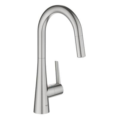 Grohe Single-Handle Pull Down Kitchen Faucet Dual Spray 1.75 GPM 32226