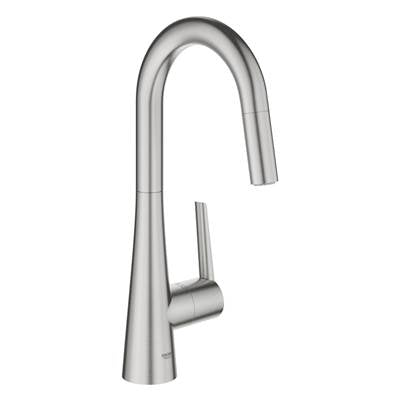 Grohe Single-Handle Pull Down Dual Spray Prep Faucet 1.75 GPM 32283