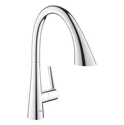 Grohe Single-Handle Pull Down Kitchen Faucet Triple Spray 1.75 GPM 32298