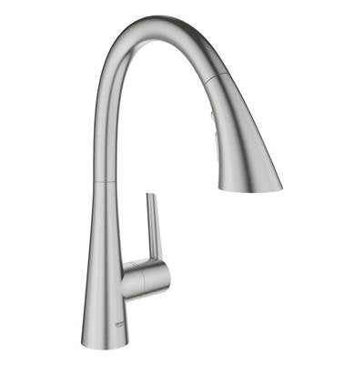 Grohe Single-Handle Pull Down Kitchen Faucet Triple Spray 1.75 GPM 32298