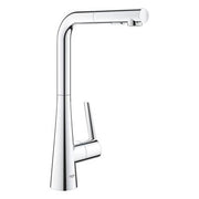 Grohe Single-Handle Pull-Out Kitchen Faucet Dual Spray 1.75 GPM 33893