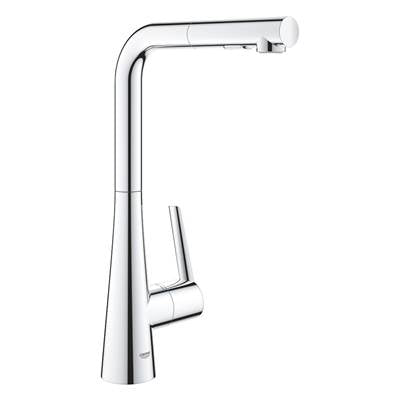 Grohe Single-Handle Pull-Out Kitchen Faucet Dual Spray 1.75 GPM 33893
