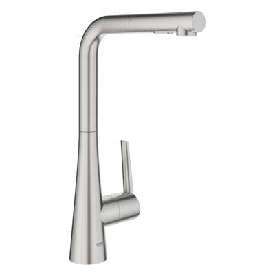 Grohe Single-Handle Pull-Out Kitchen Faucet Dual Spray 1.75 GPM 33893