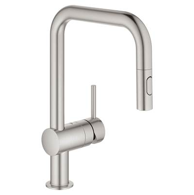 Grohe Single-Handle Pull Down Kitchen Faucet Dual Spray 1.75 GPM 32319