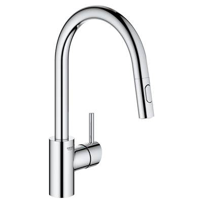 Grohe Concetto Single-Handle Pull-Down Kitchen Faucet Dual Spray 1.75 GPM 32665