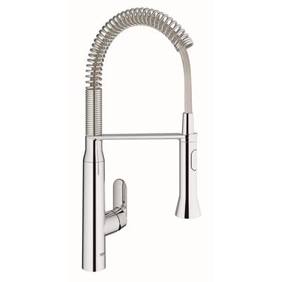 Grohe K7 Medium Single-Handle Semi-Pro Dual Spray Kitchen Faucet 1.75 GPM 31380