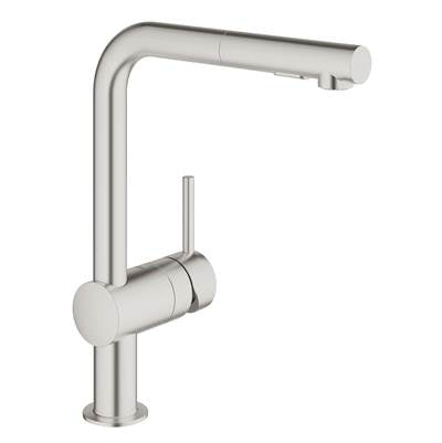 Grohe Single-Handle Pull-Out Kitchen Faucet Dual Spray 1.75 GPM 30300