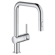 Grohe Single-Handle Pull Down Kitchen Faucet Dual Spray 1.75 GPM 32319