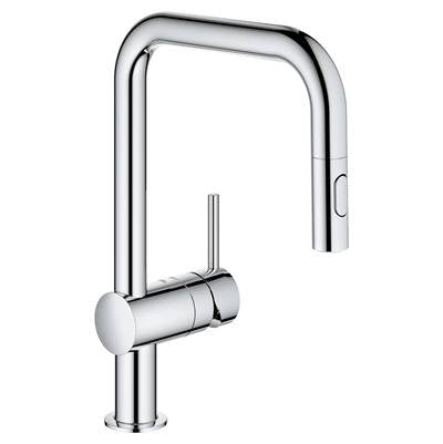 Grohe Single-Handle Pull Down Kitchen Faucet Dual Spray 1.75 GPM 32319