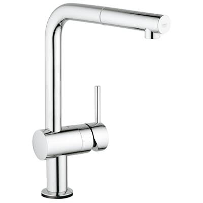 Grohe Single-Handle Pull-Out Kitchen Faucet Single Spray 1.75 GPM with Touch Technology 30218