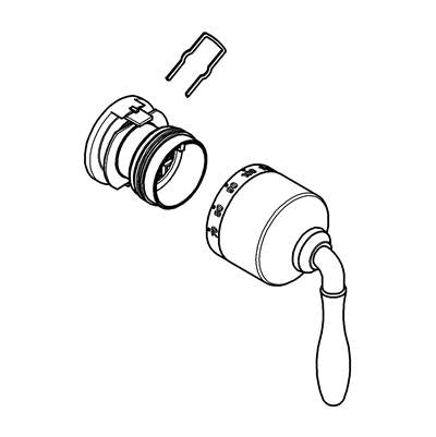 Grohe Thermostatic Temperature Lever 47712