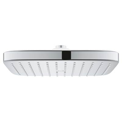 Grohe 250 Rain Showerhead, 9 7/8 - 1 Spray, 1.75 gpm 26718