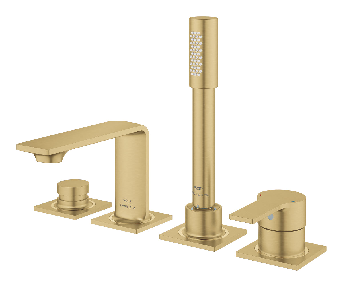 Grohe Allure 4-Hole Single-Handle Deck Mount Roman Tub Faucet with 1.75 GPM Hand Shower 19316