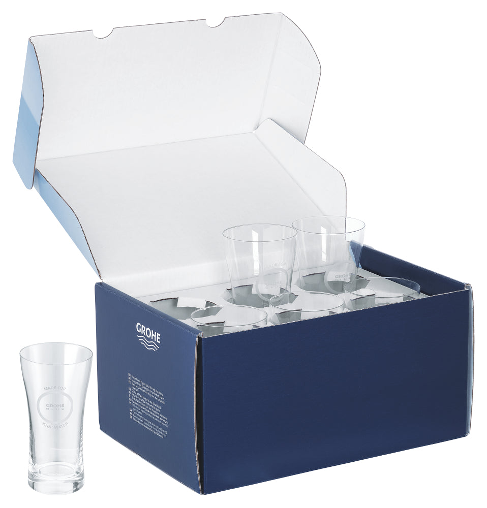 Grohe Blue Water Glasses (6 Pieces) 40437