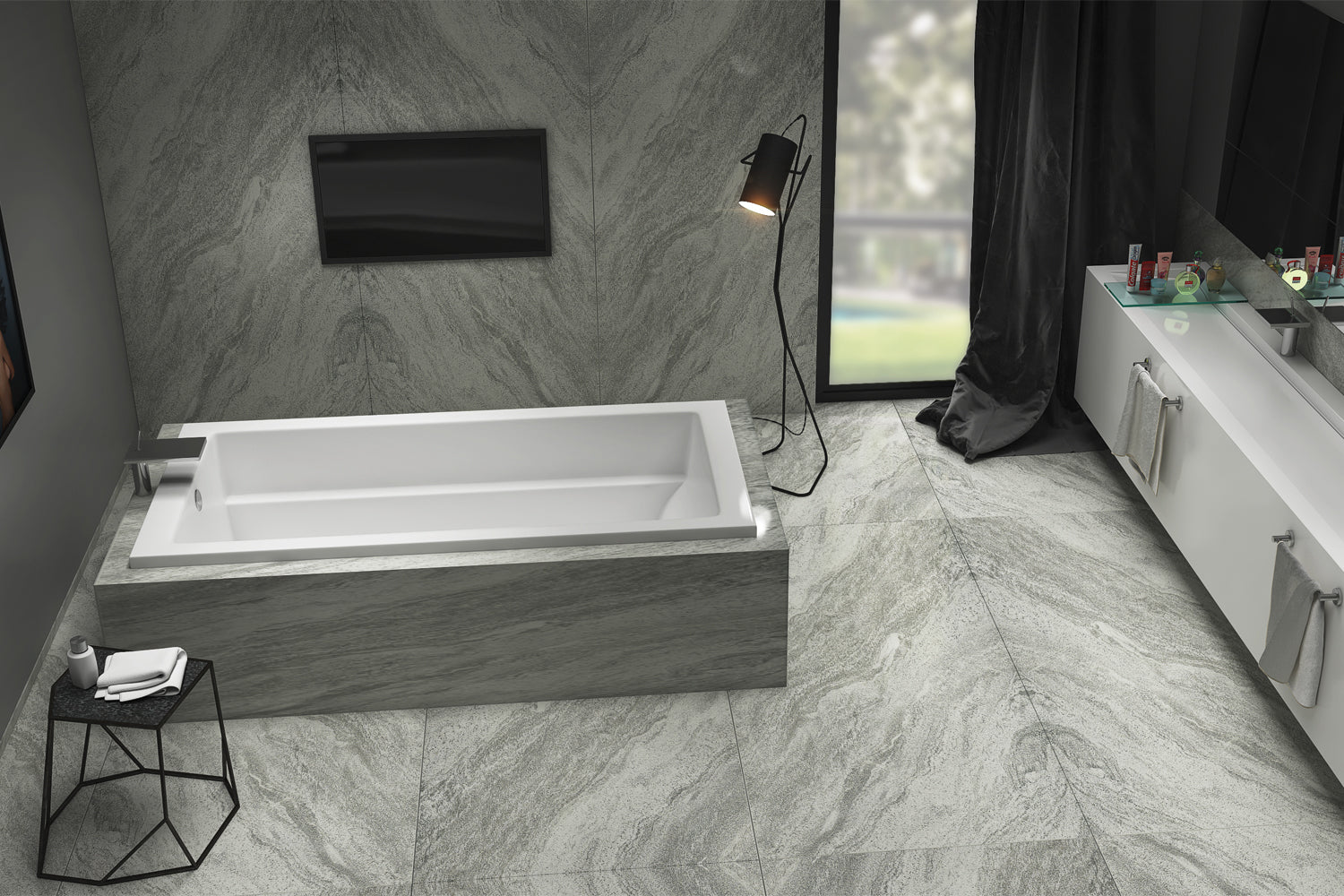 Americh Zephyr 6036 - Luxury Series Drop-in Bathtub ZP6036L-WH