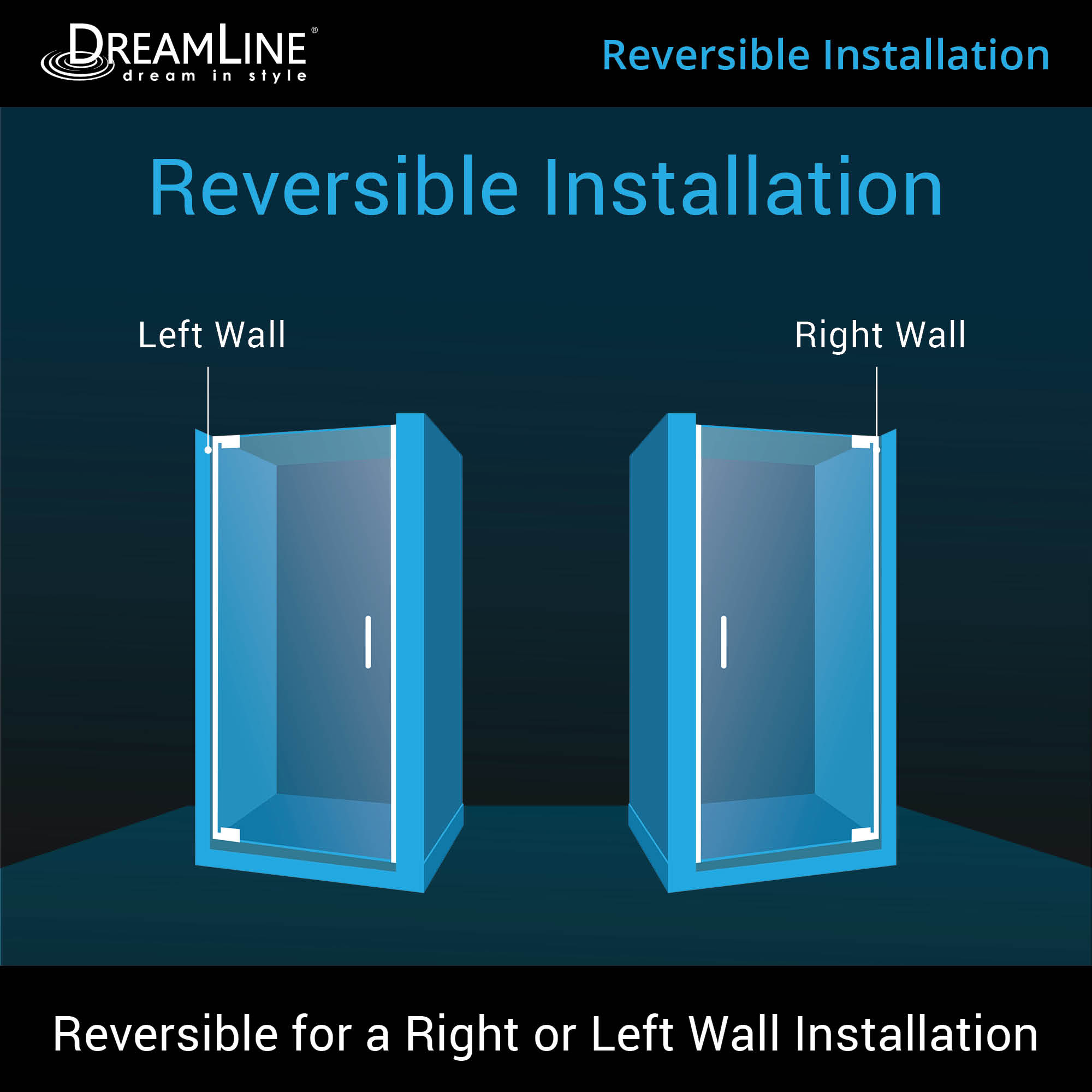 DreamLine Elegance-LS 34-36" W Shower Door