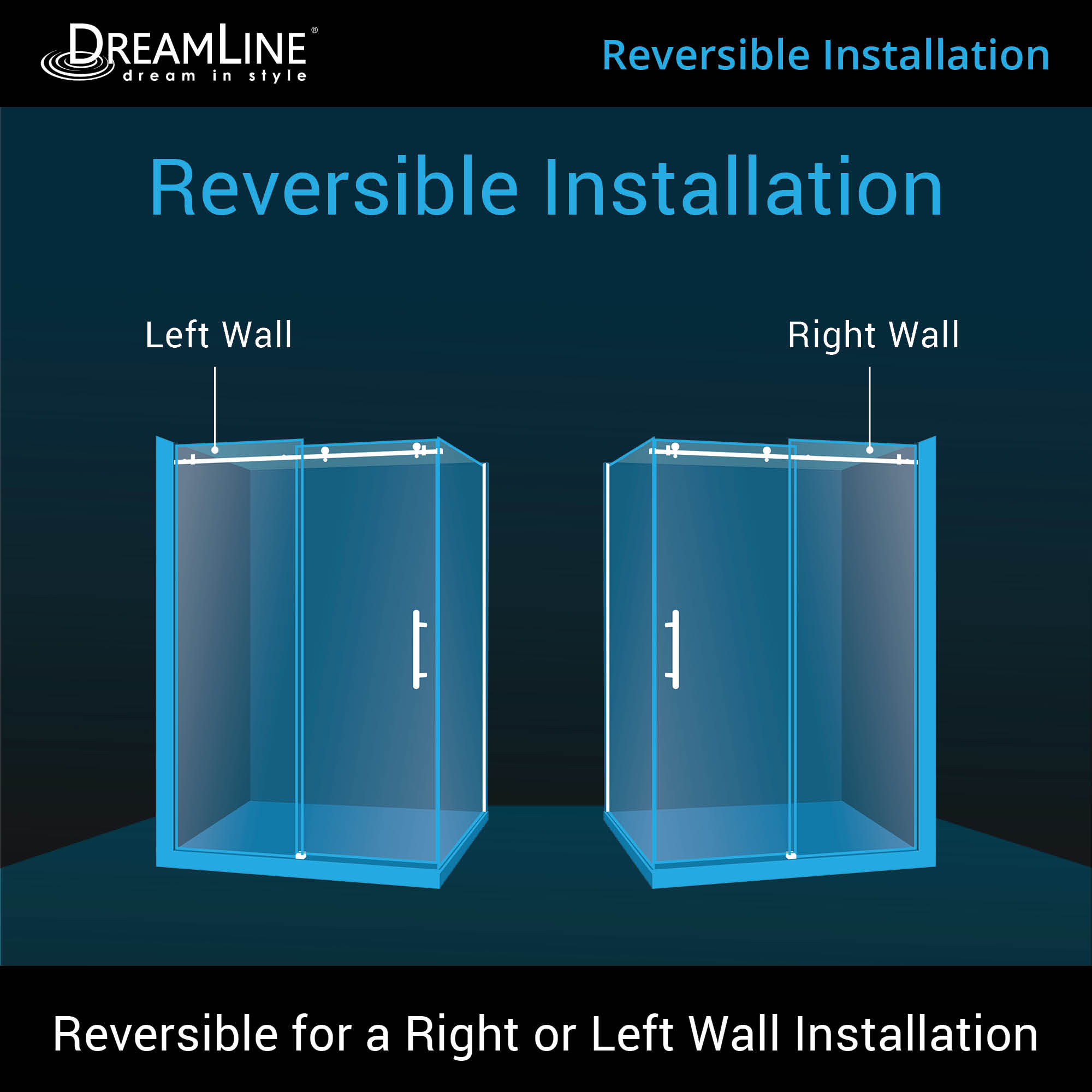 DreamLine Enigma Air 44.38-48.38" W Shower Enclosure