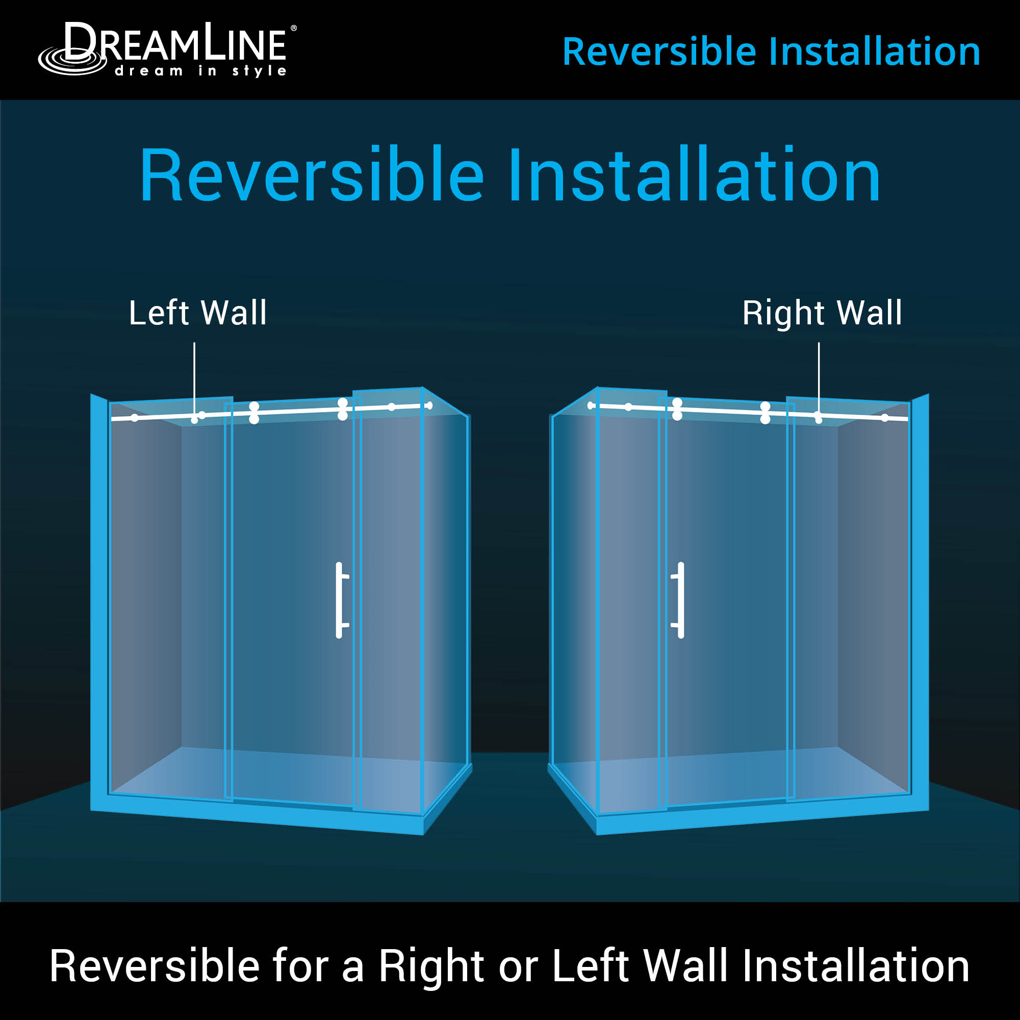 DreamLine Enigma-XO 68.38-72.38" W Shower Enclosure
