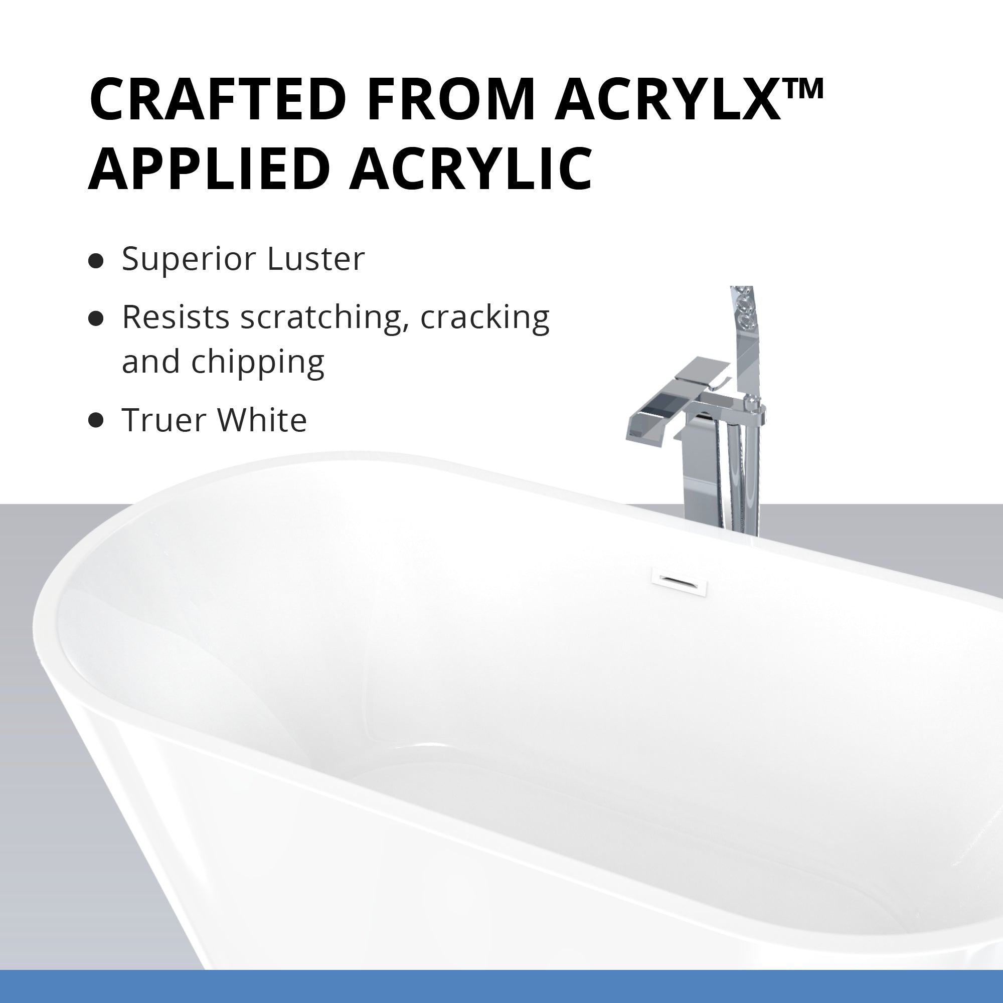 DreamLine Havana 67 in. L x 23 in. H Bathtub