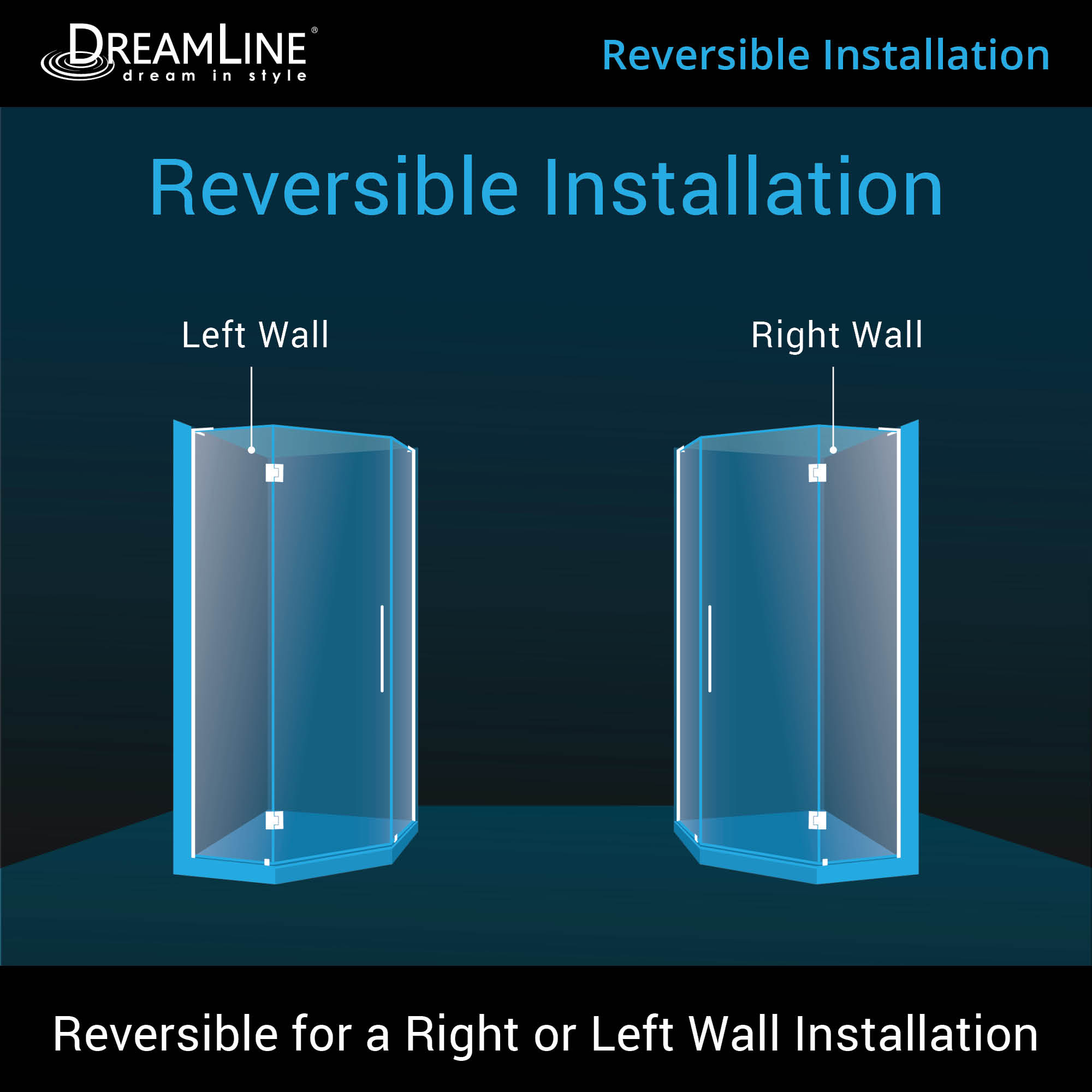 DreamLine Prism Plus 34" W Shower Enclosure