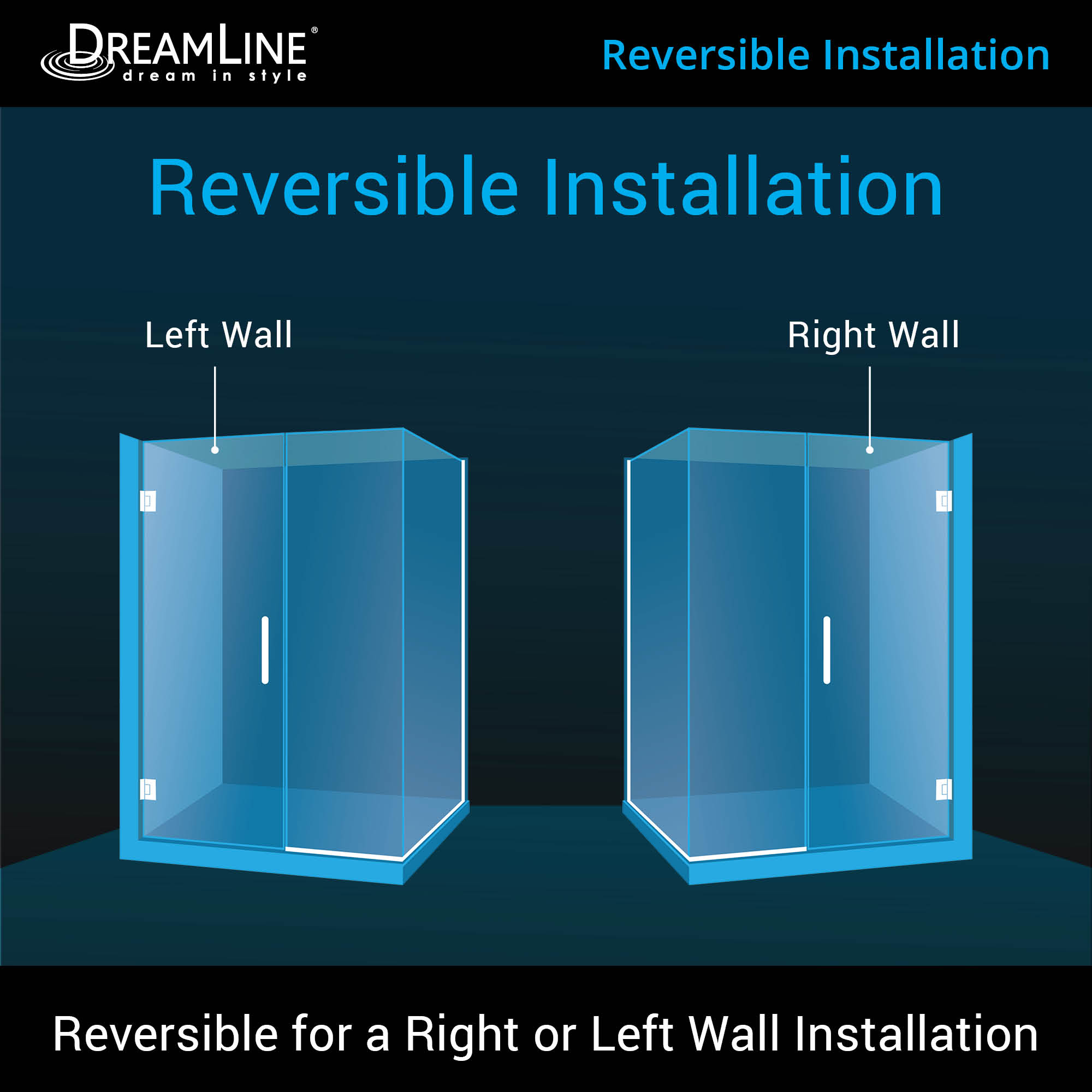 DreamLine Unidoor Plus 51" W Shower Enclosure