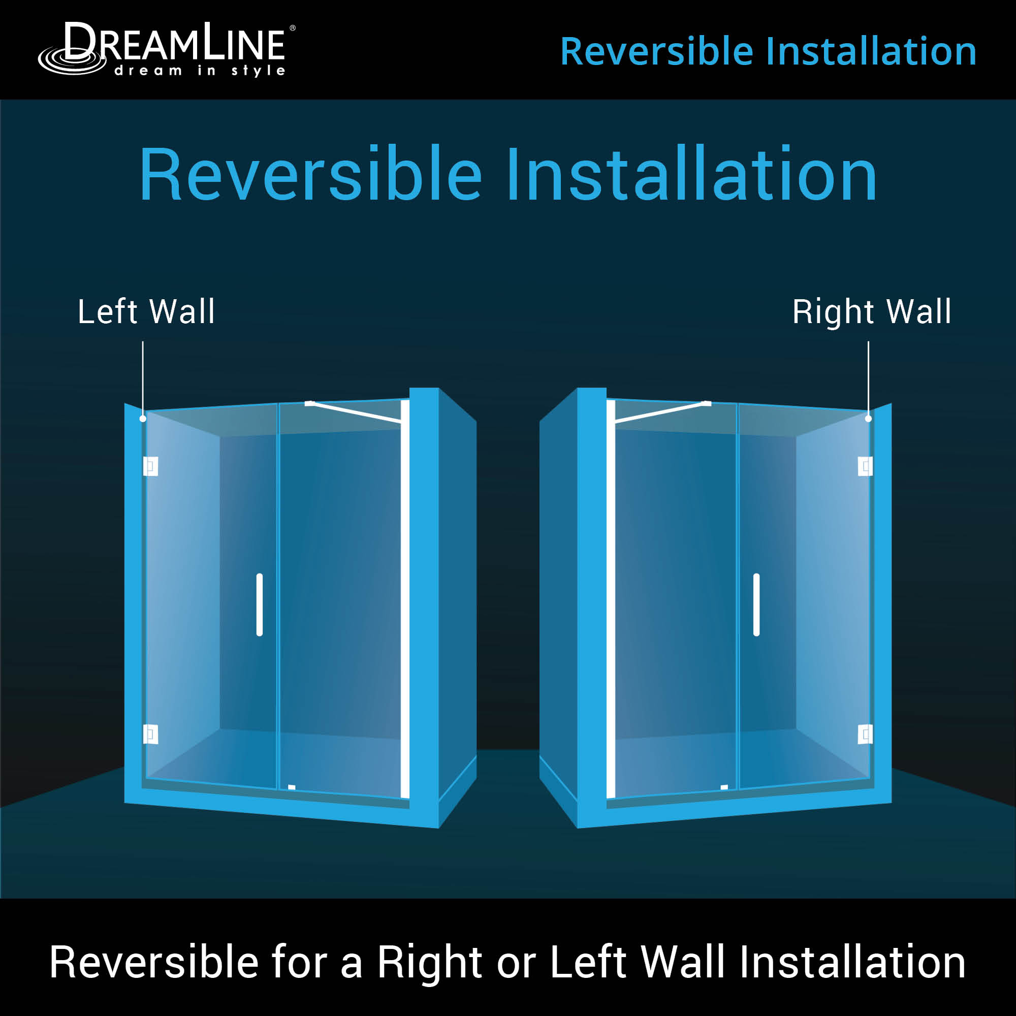 DreamLine Unidoor 59-60" W Shower Door