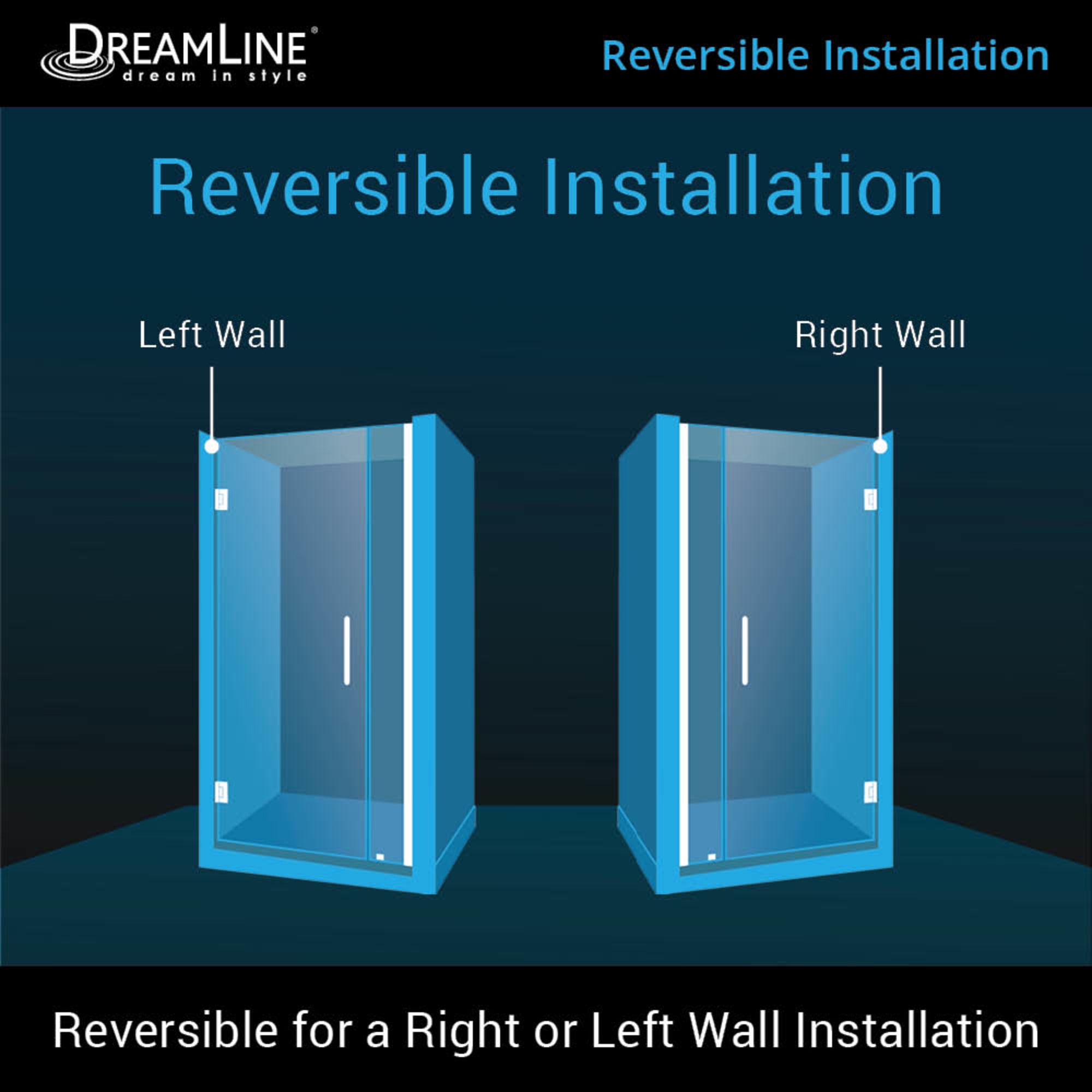 DreamLine Unidoor 35-36" W Shower Door
