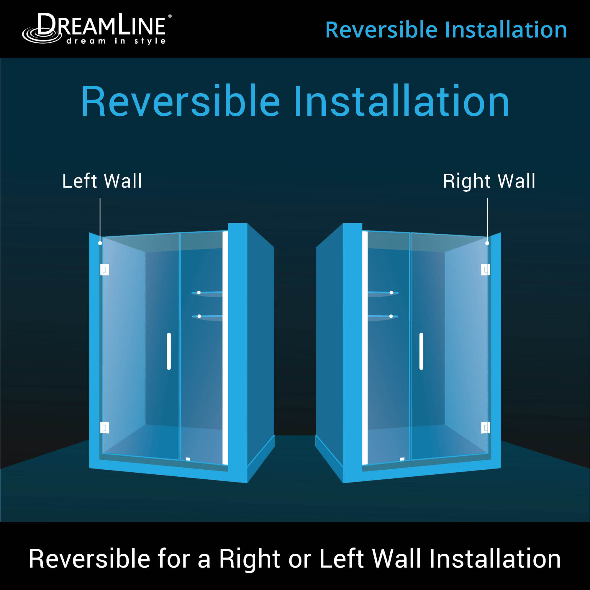 DreamLine Unidoor 40-41" W Shower Door