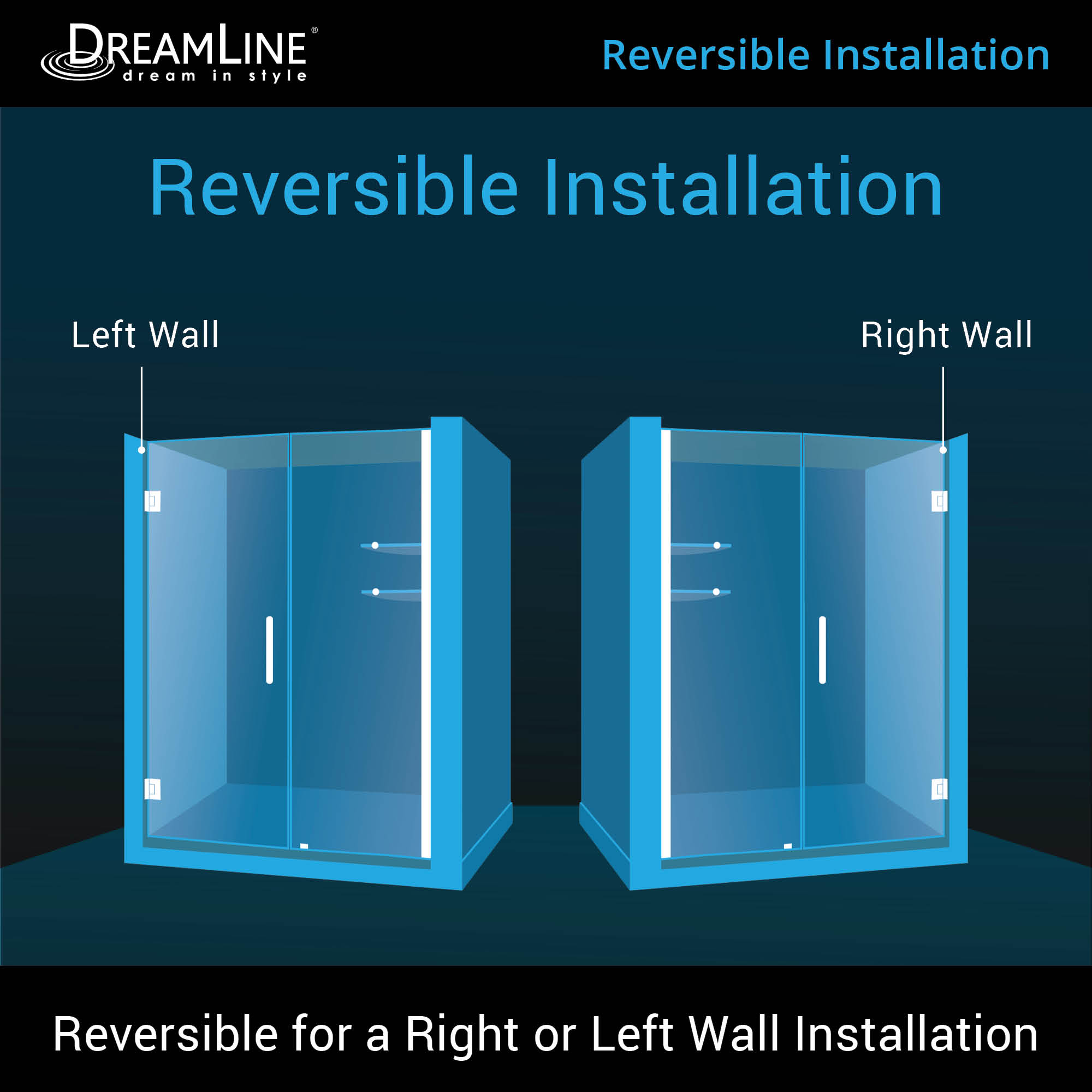 DreamLine Unidoor 60-61" W Shower Door