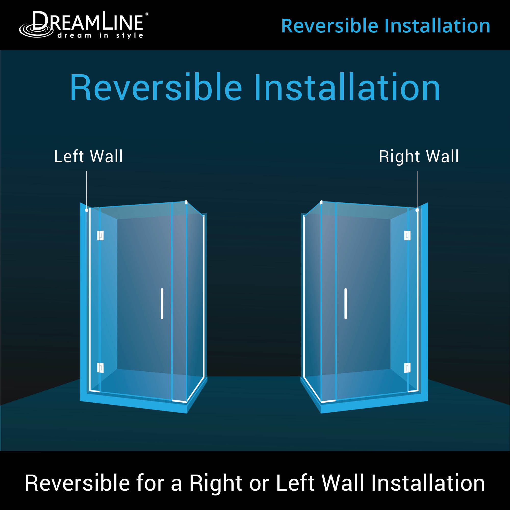 DreamLine Unidoor-X 52" W Shower Enclosure