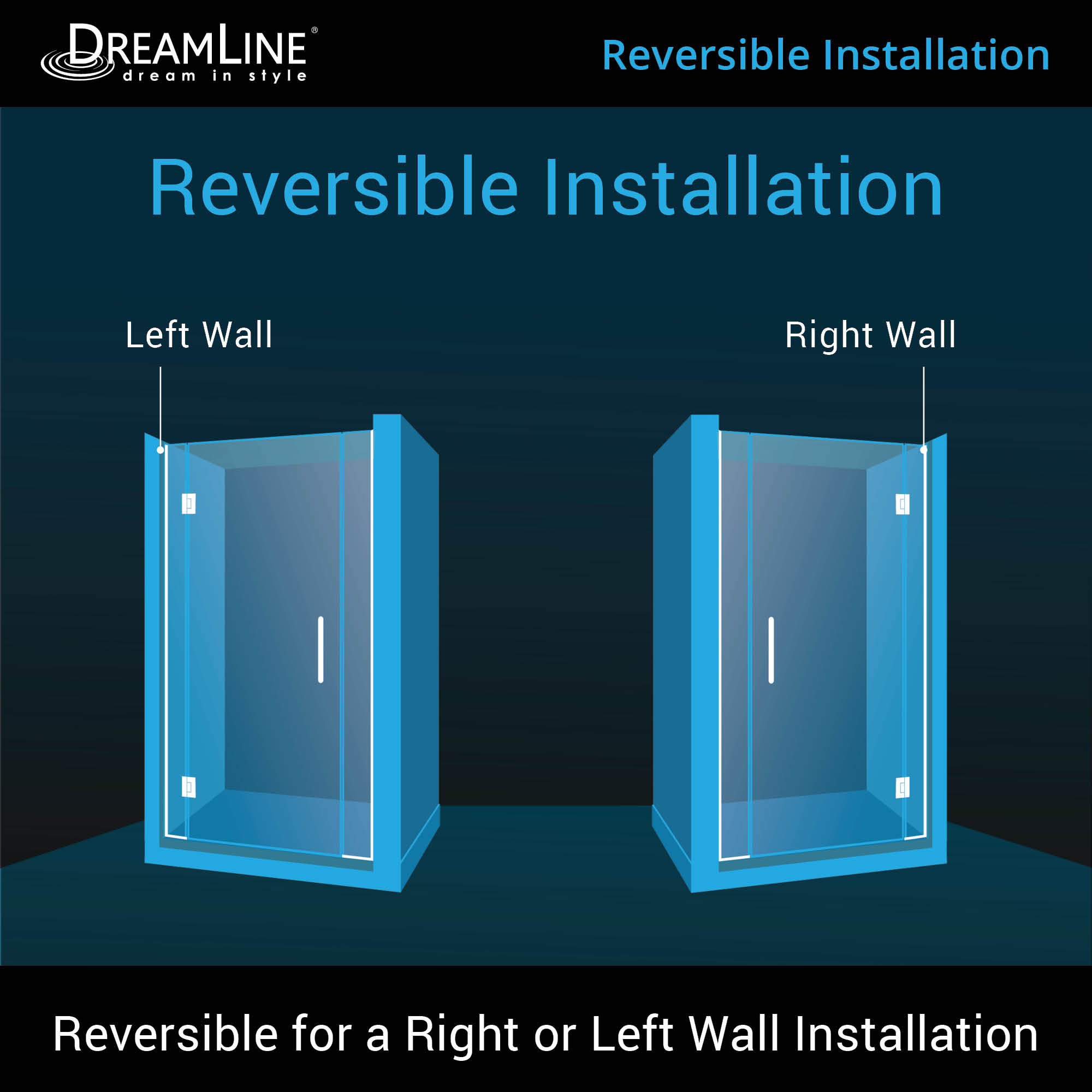 DreamLine Unidoor-X 50-50.5" W Shower Door