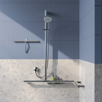 Living T-Connection Shower Bar Chromed