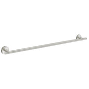 Home Single Towel Rail 600mm Brushed Nickel