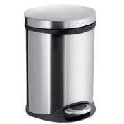 OUTLINE - Pedal bin 6l. Soft Close in Brushed Stainless Steel