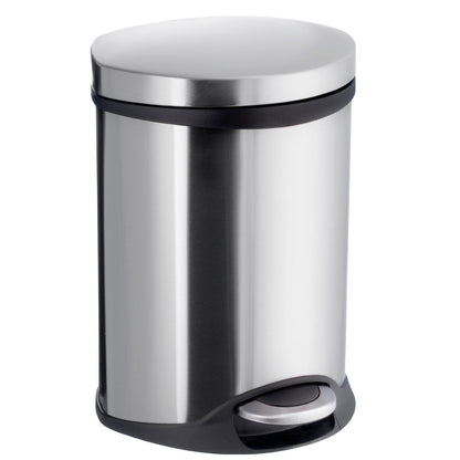 OUTLINE - Pedal bin 6l. Soft Close in Brushed Stainless Steel