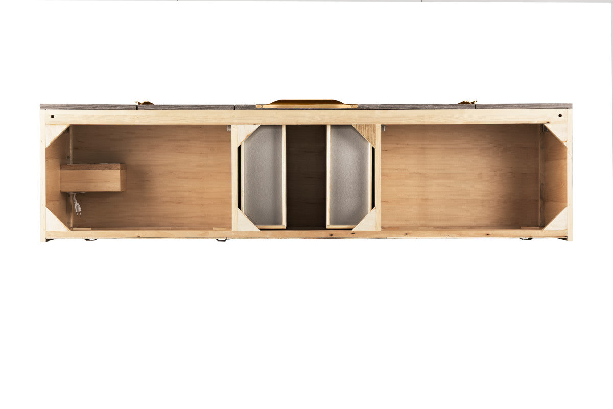 Columbia 72" Double Wall Mount Vanity Cabinet