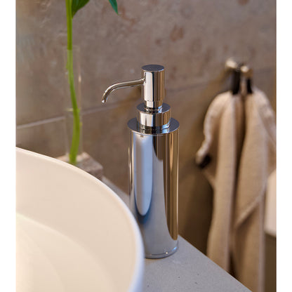 OUTLINE - Soap Dispenser in Polished Chrome.
