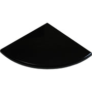 9x9 Absolute Black Granite Corner Shelf Polished Tile