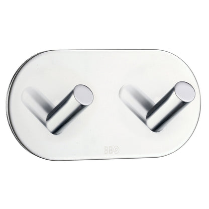 BESLAGSBODEN - Design Double Hook, Self-adhesive