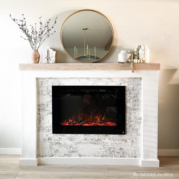 Touchstone The Forte® 40" Recessed Smart Electric Fireplace with Heat – 80006