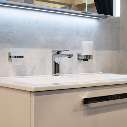 HOUSE  - Holder with Glass Soap Dispenser