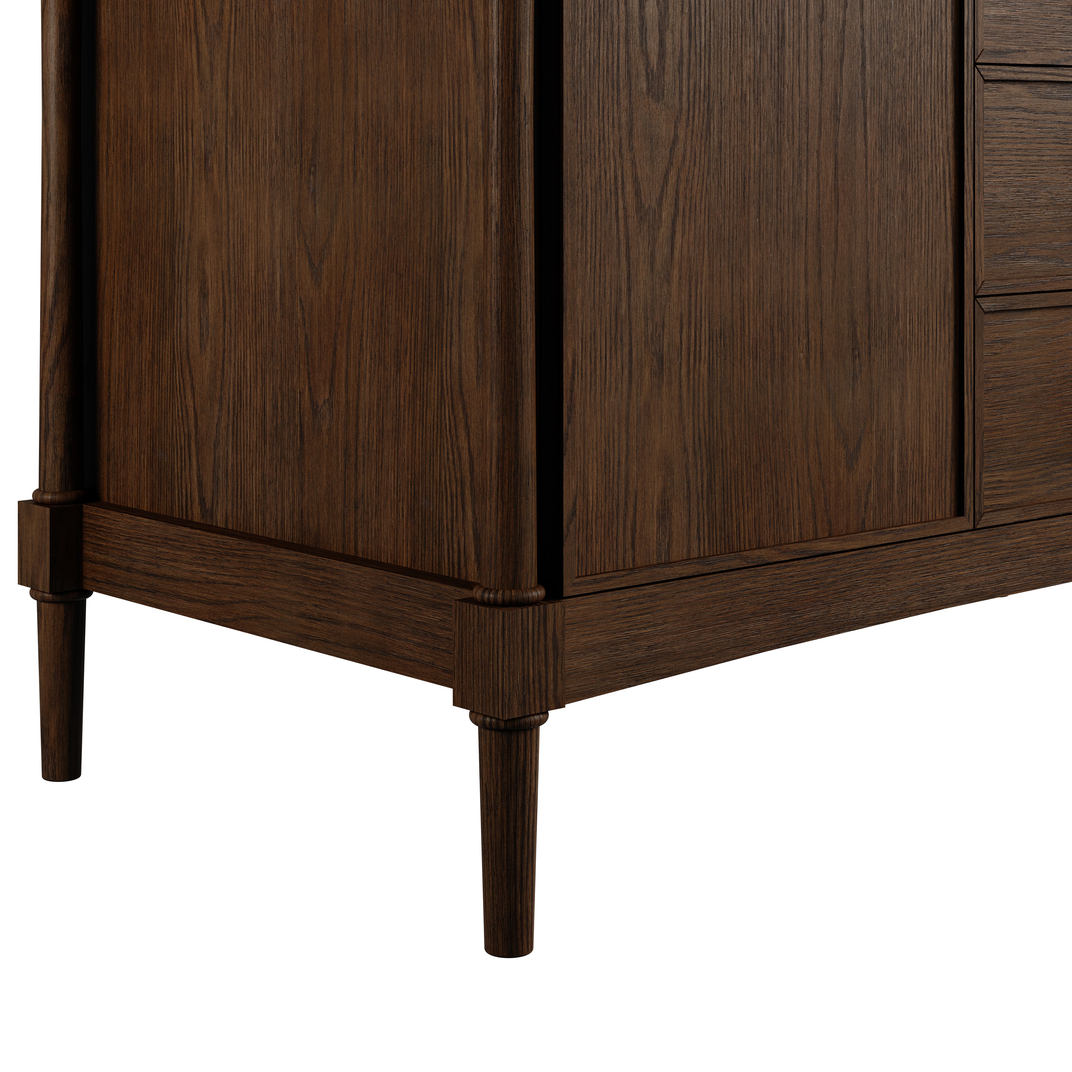James Martin Kinnsden 48" Single Vanity in Sable Oak with 3cm Countertop and FreePower Wireless Charger