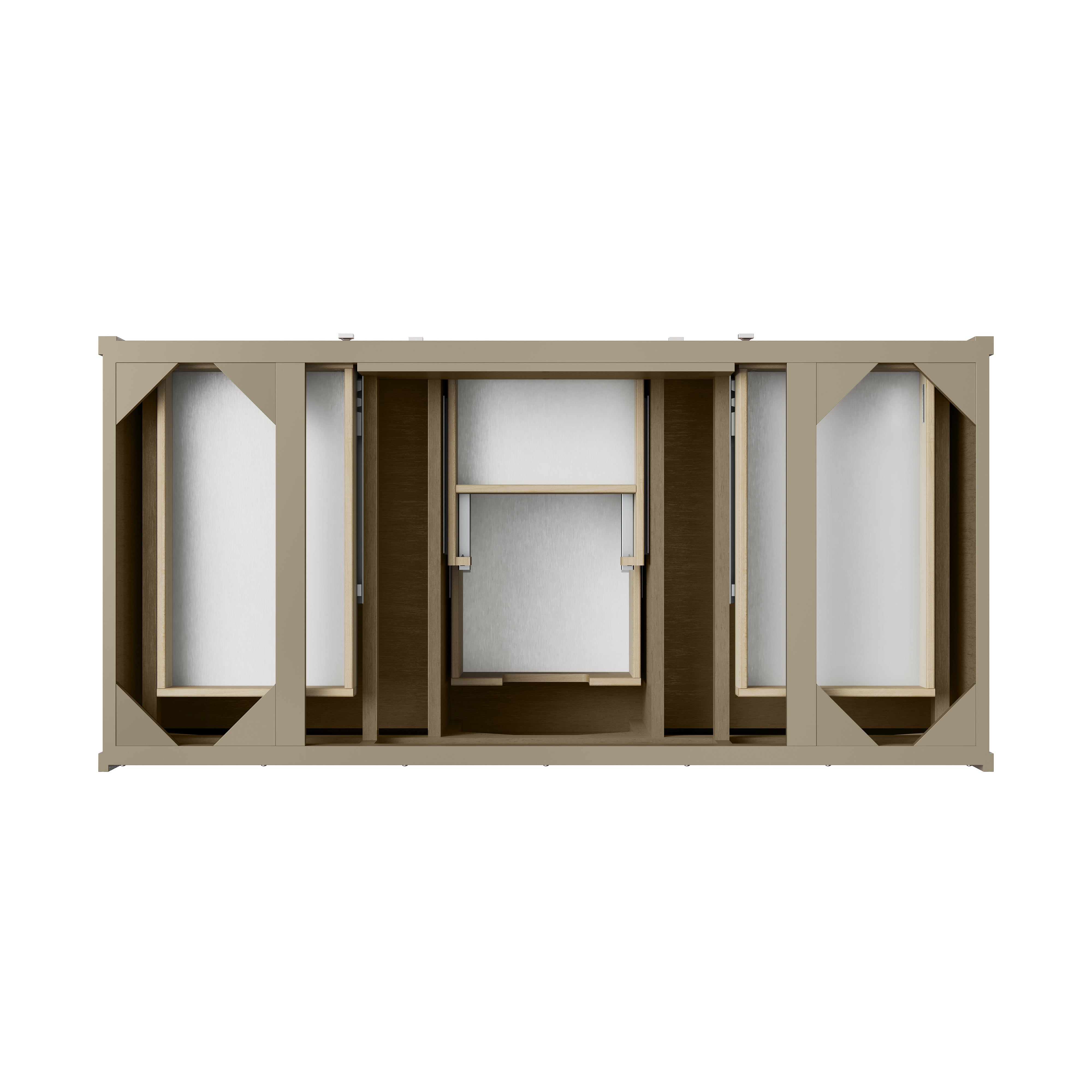 James Martin Chicago 48" Single Vanity in Walnut Whisper with 3cm Countertop