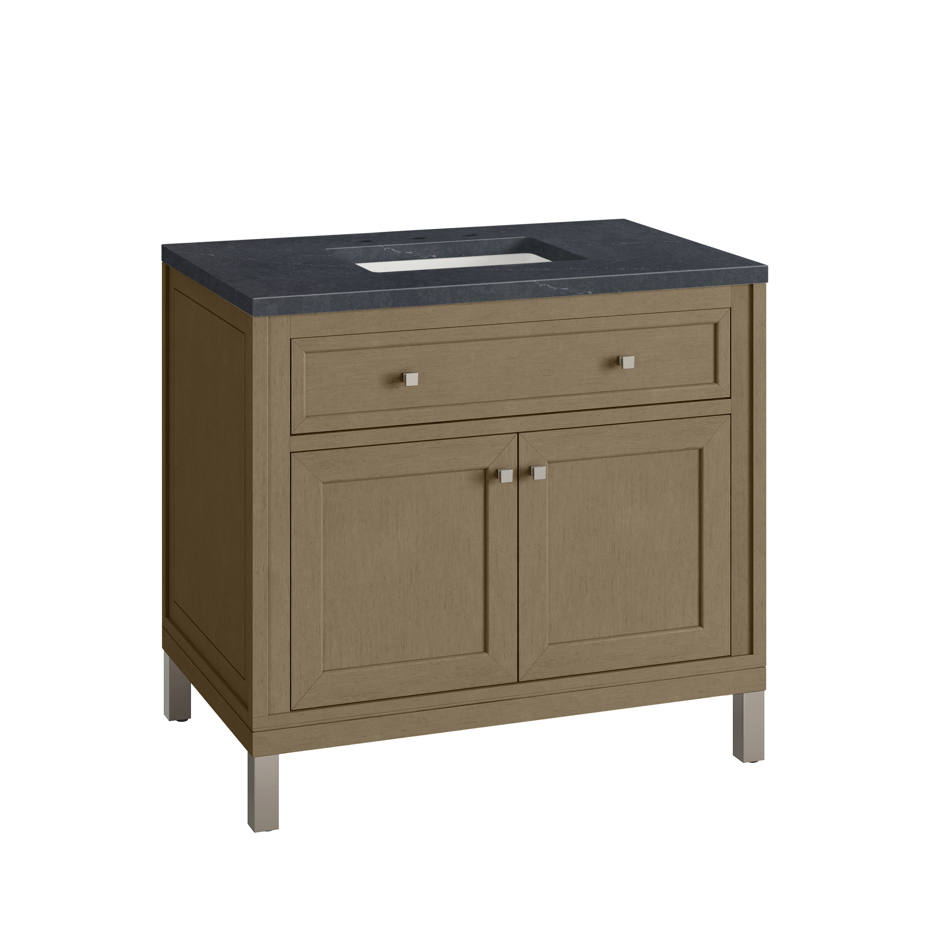 James Martin Chicago 36" Single Vanity in Walnut Whisper with 3cm Countertop