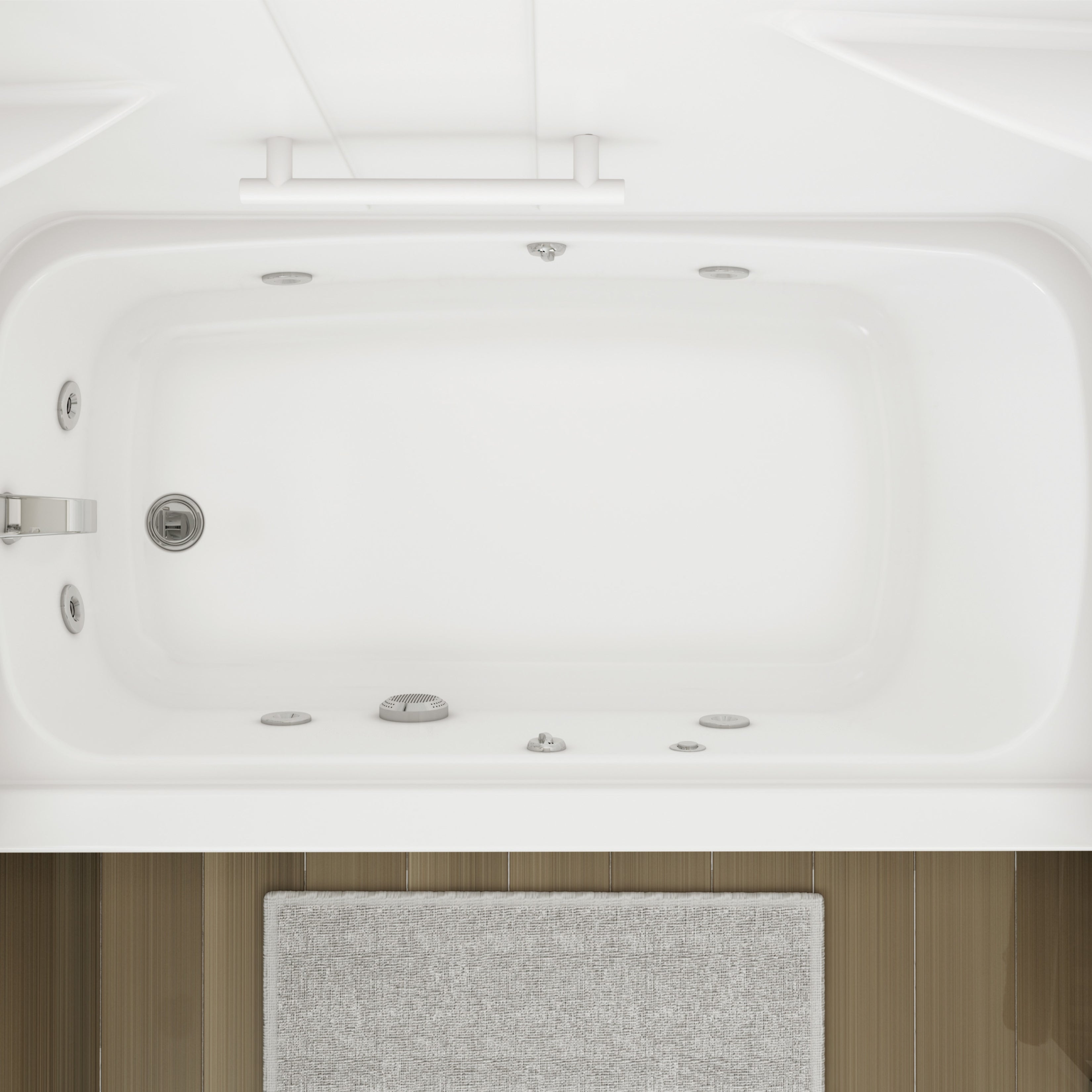 Maax Allia TSR-6032 Acrylic Alcove One-Piece Tub Shower